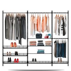 Imagem de Guarda roupa closet aramado aberto armário modulado roupeiro 2,80 PT