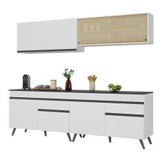 Imagem de Armário de Cozinha Compacta 4 peças Mp3696.964 Veneza Multimóveis Branco