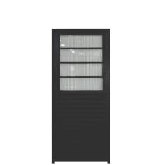 Imagem de Porta Basculante Alumínio Preto 2.10 x 0.80 - Hale