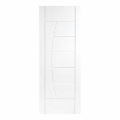 Imagem de Folha de Porta Maciça 210x82cm Eucalipto Pm78 Solar Cruzeiro Portas Fundo Primer Branco