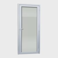 Imagem de Porta de pvc 216x80cm com 1 Vidro Temperados itec Brimak