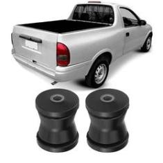 Imagem de Par Bucha Eixo Chevrolet Corsa Pick Up 95 a 2003 Traseiro Axios