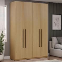 Imagem de Guarda-Roupa Solteiro Infinity 4 Portas 3 Gavetas Savana - Genialflex