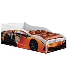 Imagem de Cama Quarto Solteiro Carro Com Colchão - Loja Docelar