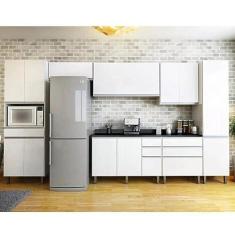 Imagem de Cozinha Compacta 7 Peças 12 Portas 7 Gavetas Top Class Branco