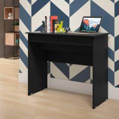 Imagem de Mesa de computador preta - 2 gavetas