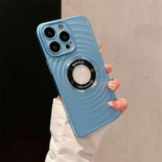 Imagem de Capa de telefone de luxo com ondulação de água para iPhone 15 14 13 Pro Max carregamento sem fio à prova de choque, 7, para iPhone 15promax