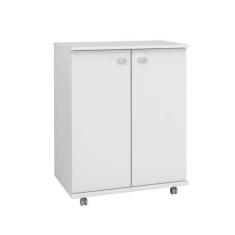 Imagem de Balcão para Cozinha com Rodízios BL3300 Branco  13 Tecno Mobili, Branc