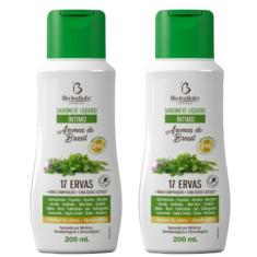 Imagem de Kit 2 Sabonete Líquido Íntimo 17 Ervas 200Ml - Bio Instinto