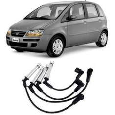 Imagem de Jogo Cabo Vela Ignição Fiat Idea 1.4 2006 a 2016 Ngk