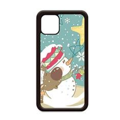 Imagem de Capa de Natal boneco de neve floco de neve para iPhone 11 Pro Max para Apple Mobile Case Shell