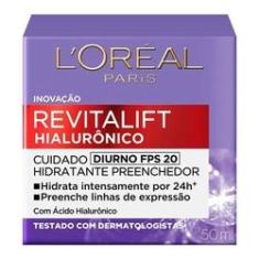 Imagem de L'Oréal Paris Revitalift Hialurônico FPS 20 Tratamento Diurno - Creme Anti-Idade 49g