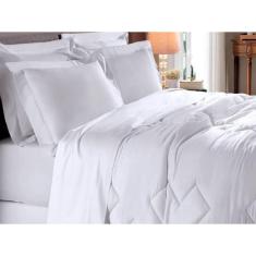 Imagem de Jogo De Cama Casal Bambu 350 Fios Buettner Branca