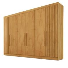 Imagem de Guarda Roupa 2 Portas Ripadas nas Laterais Potente MDF - Móveis Europa