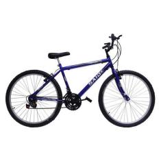 Imagem de Bicicleta Aro 26 Masculina De Passeio 18 Marchas - Saidx, Azul