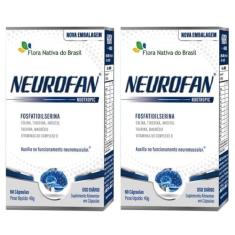 Imagem de KIT 2X NEUROFAN (Fosfatidilserina + Vitaminas) 60 cápsulas - Flora Nativa