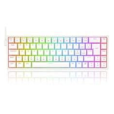 Imagem de Teclado Gamer Redragon Castor Rgb K631W Switch Brown Branco