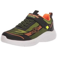Imagem de Skechers Tênis infantil unissex Hyper-Blitz-Hydro-tronix, Preto/limão, 1 Little Kid