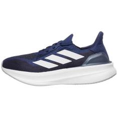 Imagem de adidas Tênis de corrida masculino Ultraboost 5X, Azul escuro/branco/prata halo, 41