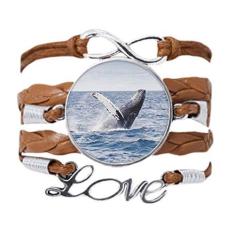 Imagem de DIYthinker Pulseira com pingente de corda de amor e corrente de amor com imagem da natureza