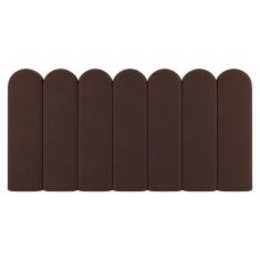 Imagem de Painel Cabeceira Cama Box Solteiro Lana 90cm Linho Marrom - Abmaza
