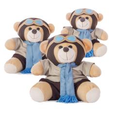 Imagem de Urso Pelúcia Aviador azul 3 un