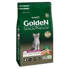 Imagem de Ração Seca PremieR Pet Golden Seleção Natural para Gatos Filhotes - 3 Kg