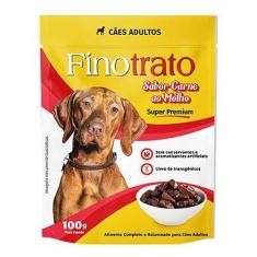 Imagem de Ração Úmida Fino Trato Cães Adultos Sabor Carne