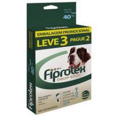Imagem de Kit Leve 3 Pague 2 Antipulgas Ceva Cães Acima De 40kg Fiprolex Drop Spot