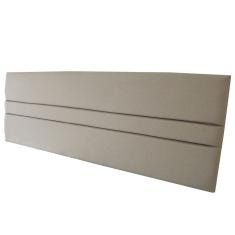 Imagem de Cabeceira Cama Box Siena Linho Bege Casal 140X60 Rbl