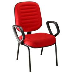 Imagem de Cadeira Diretor com Braços Linha Blenda Base Fixa Palito - Design Offi