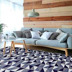 Imagem de Tapetes para Sala Dallas 1,35m x 2,00m - Marinho