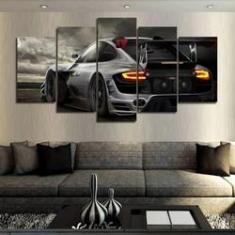 Imagem de Quadros Decorativos Carros Racing 63x130mt em Tecido
