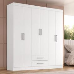 Imagem de Guarda Roupa Casal Kioto 6 Portas 2 Gav - Quarta Divisão Móveis