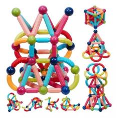 Imagem de Brinquedo Blocos De Montar Magneticos 36Peças