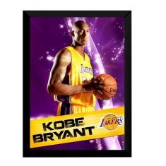 Imagem de Poster Moldurado Kobe Bryant Basquete Quadro Lenda