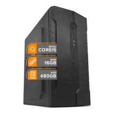 Imagem de Computador Cpu Pc Torre Intel i5 16Gb Ssd 480Gb Windows 11