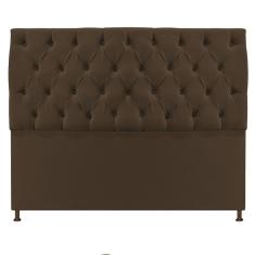 Imagem de Cabeceira Sofia 160Cm Queen Size Suede Marrom