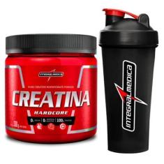 Imagem de Creatina Pura 300G + Coqueteleira Preta Integralmedica