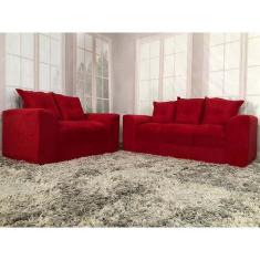Imagem de Sofá 2 e 3 Lugares Vermelho 608 Porto