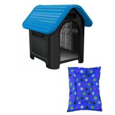 Imagem de Casa Pet Casinha De Cachorros Casa Para Cães N3 + Colchonete - Mecpet