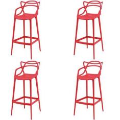 Imagem de Kit 4 Banqueta Aviv Allegra Solna Fratini 109 cm (altura) Polipropilen