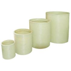 Imagem de kit 4 Vasos para plantas Grid Coluna - Bgplasticos