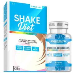 Imagem de Kit Shake Diet, Caixa 420G, Clinical Labs + Multivitamínico Equilibriu
