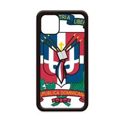 Imagem de Capa com emblema nacional da República Dominicana para iPhone 12 Pro Max para Apple Mini Mobile Case