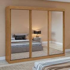 Imagem de Guarda-Roupa 3 Portas 3 Gavetas Saion Plus Super Glass - Móveis Lopas