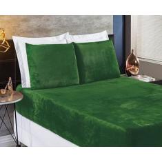 Imagem de Jogo De Lençol Biasoft Plush Queen 3 Peças Várias Cores Cinza, Verde,