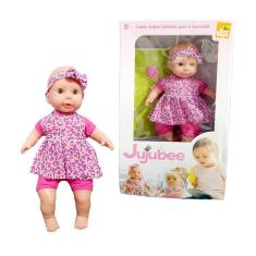 Imagem de Boneca Jujubee Tiara Infantil Com Cheirinho De Bebê
