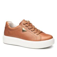 Imagem de Tênis Pegada Feminino em Couro Whisky 211209-05-Feminino