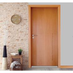 Imagem de Folha de Porta 210x80cm Verniz Lisa Semi Solida Mapaf Marrom